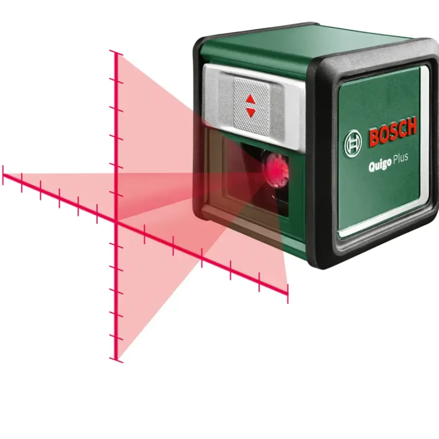Kruislijnlasers|Waterpassen > Bosch kruislijnlaser Quigo Plus met statief