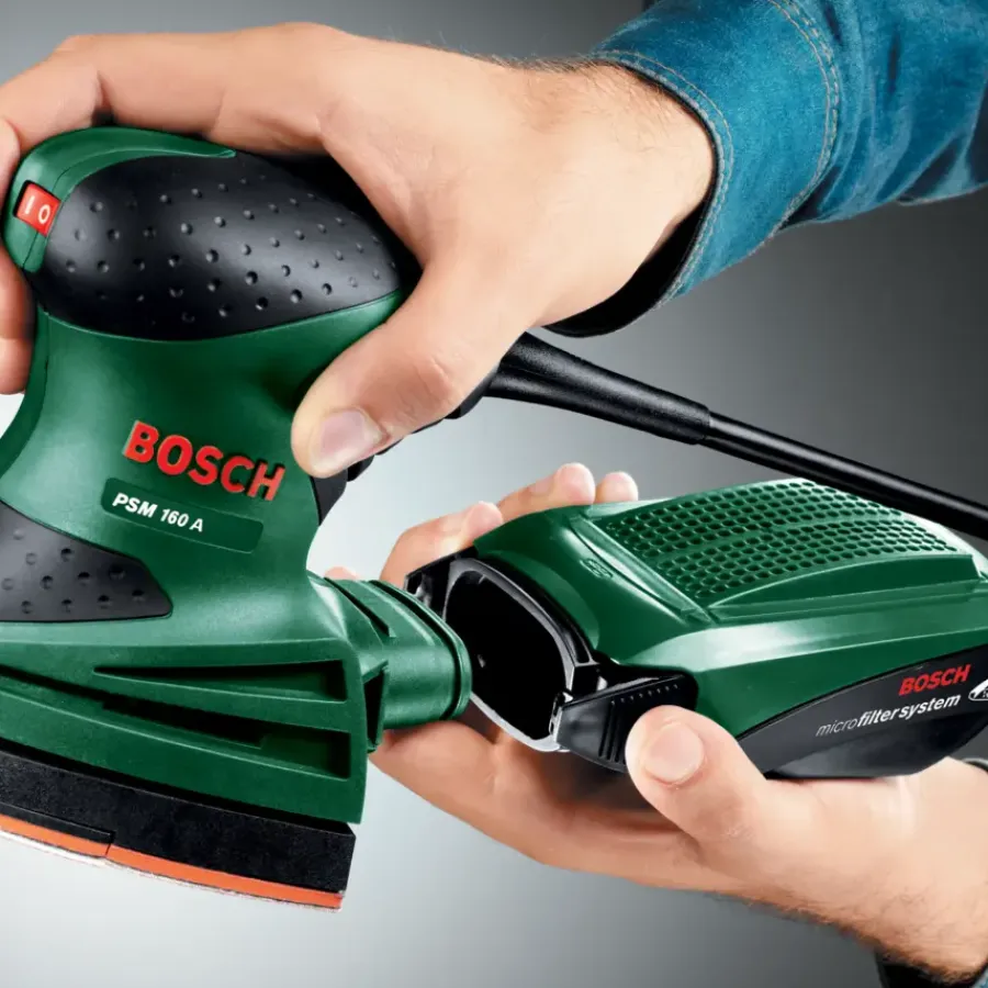 Schuurmachines > Bosch multischuurmachine PSM 160 A incl 25 schuurvellen