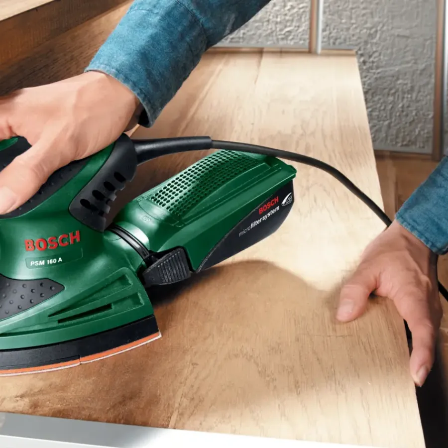 Schuurmachines > Bosch multischuurmachine PSM 160 A incl 25 schuurvellen