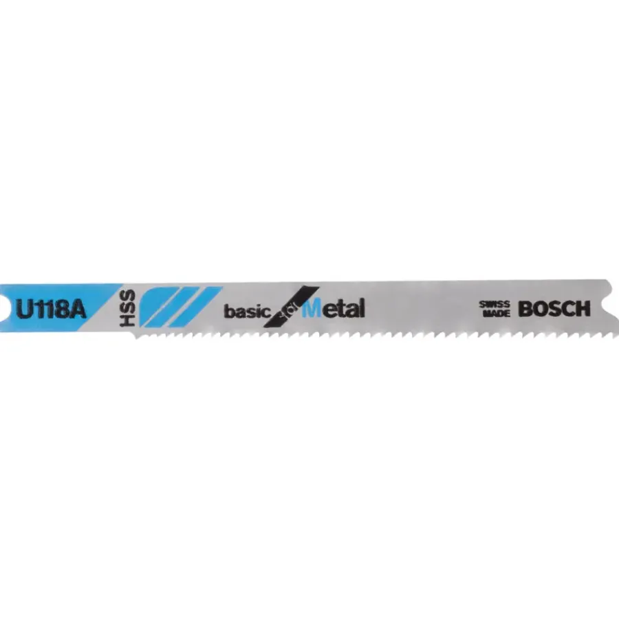 Zaagbladen > Bosch Professional Bosch Prof decoupeerzaagblad U118 basis voor metaal - 3 stuks