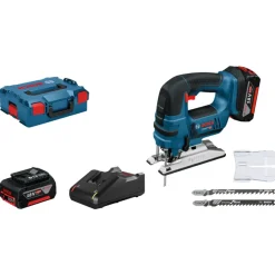 Accu Decoupeerzaag|Zaagmachines & -tafels > Bosch Professional 18V accu decoupeerzaagmachine BVK GST 18V-LIB