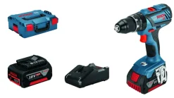 Accuboormachines|Boormachines > Bosch Professional 18V klopboormachine (63Nm) GSB 18V-28 incl. 2 accu's 4.0Ah + lader en L-BOXX
