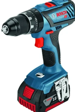 Accuboormachines|Boormachines > Bosch Professional 18V klopboormachine (63Nm) GSB 18V-28 incl. 2 accu's 4.0Ah + lader en L-BOXX