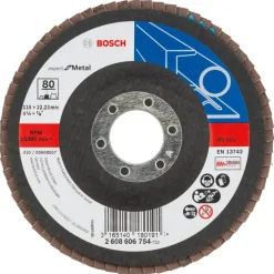 Schuuraccessoires > Bosch Professional Bosch Prof Lamellenschijf X551 115mm K80 metaal