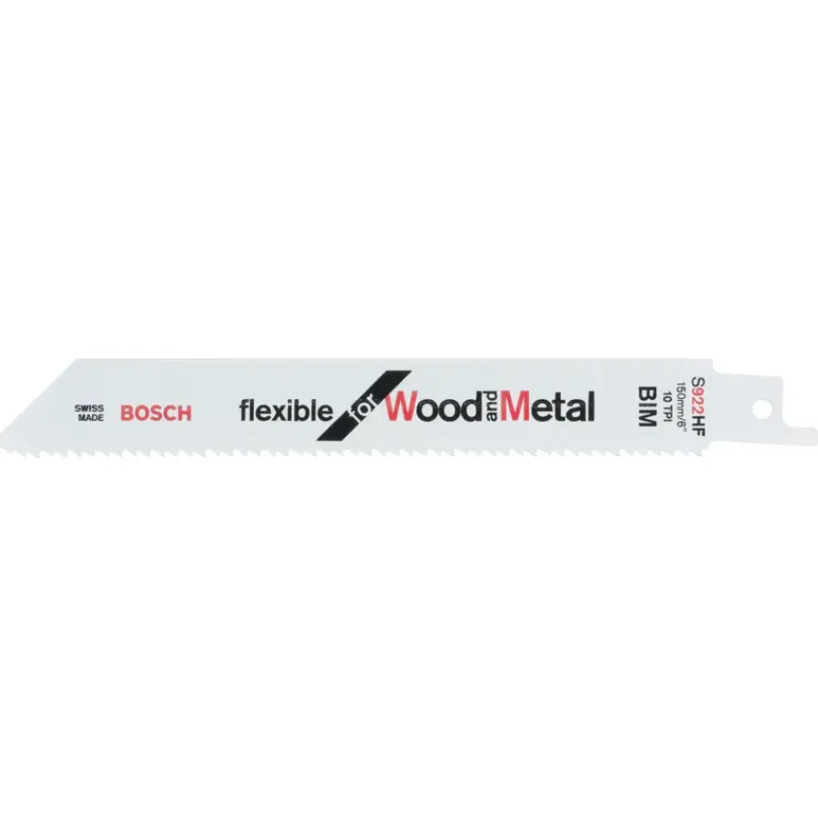 Zaagbladen > Bosch Professional Bosch Prof reciprozaagblad S922HF flexible voor hout / metaal - 2 stuks