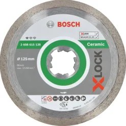 Slijpaccessoires > Bosch Prof X-Lock diamantschijf keramiek 125x22,23x1,6x7mm 1st