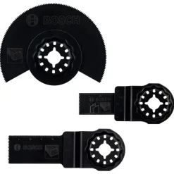 Multitool Accessoires > Bosch Starlock multitool accessoires - universele set voor hout en metaal - 3-delig