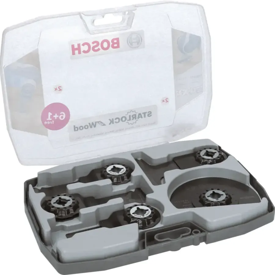 Multitool Accessoires > Bosch Professional Bosch Starlock multitool accessoires - zaagbladenset voor hout - 7-delig