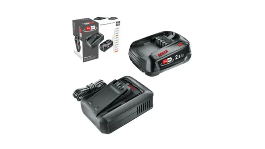 Overige Elektrisch Gereedschap Accessoires > Bosch starterset 18 V accu 2,5 Ah + lader
