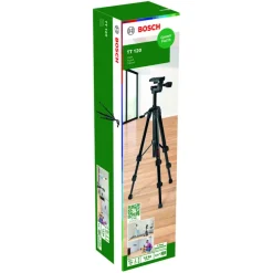 Afstandsmeters|Kruislijnlasers > Bosch Professional Bosch statief met waterpas voor meetgereedschap TT 120