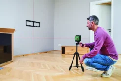 Afstandsmeters|Kruislijnlasers > Bosch Professional Bosch statief met waterpas voor meetgereedschap TT 120
