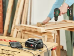 Overige Elektrisch Gereedschap Accessoires > Bosch 18V accu-adapter met USB-C® en USB-A uitgang