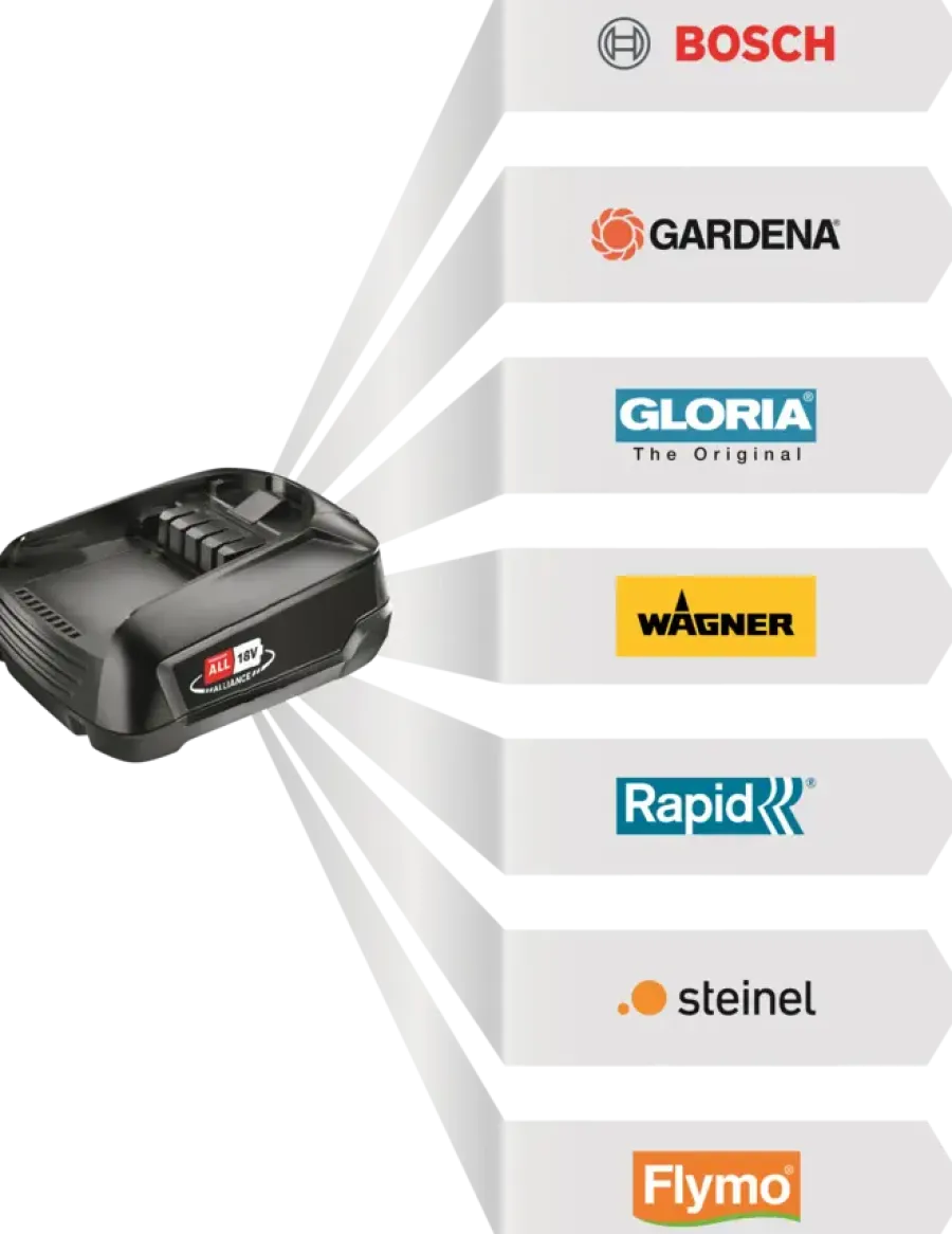 Overige Elektrisch Gereedschap Accessoires > Bosch 18V accu 2,5Ah + lader voor het 'Power for All' accuplatform van , Gardena en o.a. Gloria