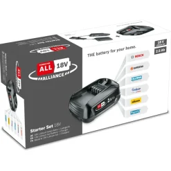 Overige Elektrisch Gereedschap Accessoires > Bosch 18V accu 2,5Ah + lader voor het 'Power for All' accuplatform van , Gardena en o.a. Gloria
