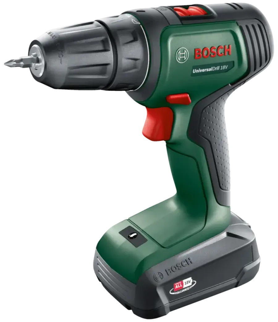 Accuboormachines|Boormachines > Bosch 18V accuboormachine UniversalDrill (incl. 2 accu's 1.5Ah + lader)
