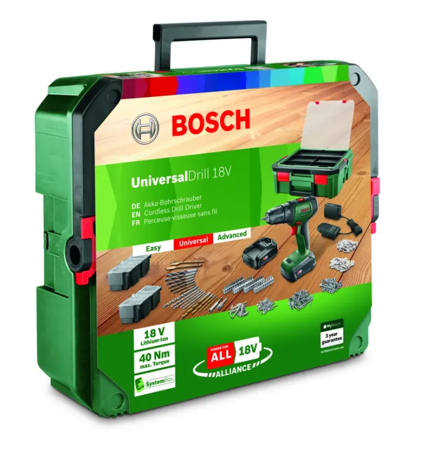 Accuboormachines|Boormachines > Bosch 18V accuboor SystemBox