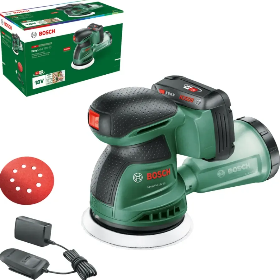 Accu Schuurmachine|Schuurmachines > Bosch 18V excentrische schuurmachine 125 mm EasyOrbit incl. 2.0Ah accu+oplader