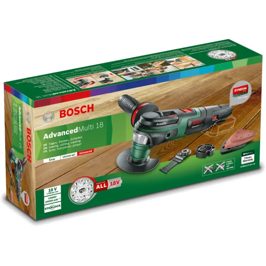 Multitools > Bosch 18V multitool Advanced (zonder accu)