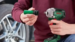 Overig Accu Gereedschap|Sleutels- En Doppensets > Bosch 18V slagmoersleutel ImpactDrive 350Nm incl. 3-delige krachtdoppenset (zonder accu)
