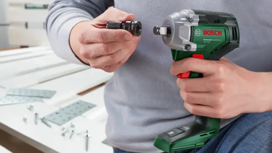 Overig Accu Gereedschap|Sleutels- En Doppensets > Bosch 18V slagmoersleutel ImpactDrive 350Nm (zonder accu)