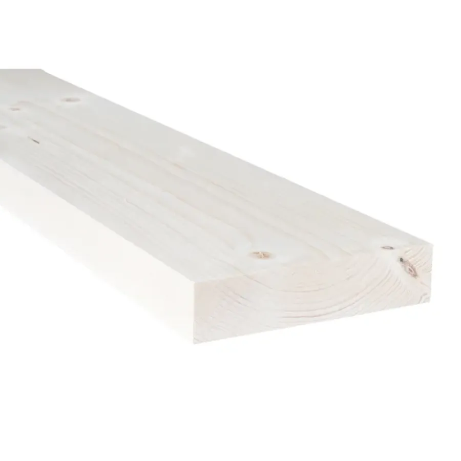 Vuren Geschaafd > Geen Bouwhout vuren geschaafd 33x143 mm lengte 210 cm