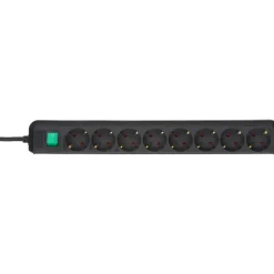Stekkerdozen > Brennenstuhl Eco-Line Stekkerdoos 8-voudig Zwart 3 Meter