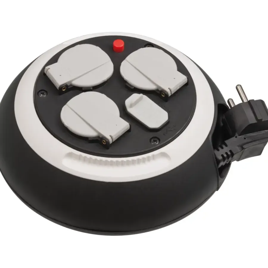 Kabelboxen & Haspels > Brennenstuhl Kabelbox 3-voudig + USB 3 Meter