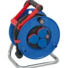 Kabelboxen & Haspels > Brennenstuhl kabelhaspel IP44 3-voudig, 25 Meter blauw