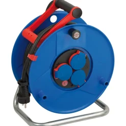 Kabelboxen & Haspels > Brennenstuhl Kabelhaspel 3-voudig Blauw 25 Meter