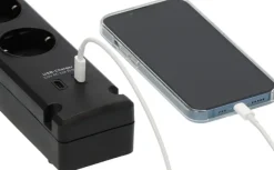 Stekkerdozen > Brennenstuhl Stekkerdoos 5-voudig + 2 USB-C 3 Meter Zwart