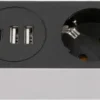 Stekkerdozen > Brennenstuhl stekkerdoos 5-voudig met 2 USB-A en 1 USB-C poort