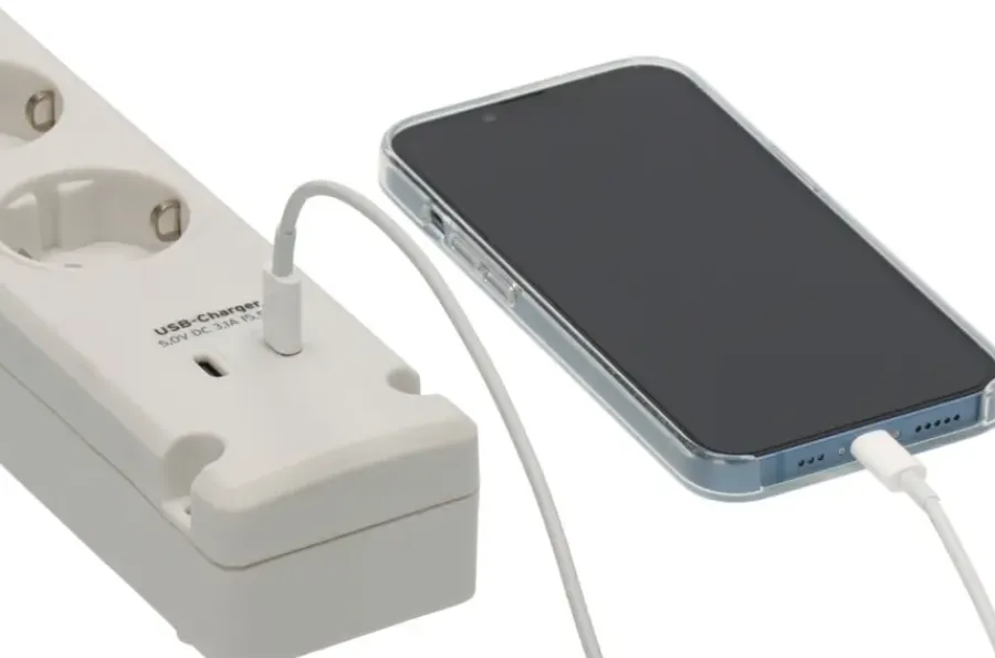 Stekkerdozen > Brennenstuhl Stekkerdoos 5-voudig + 2 USB-C 3 Meter Wit