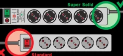 Stekkerdozen > Brennenstuhl Super-Solid-Line stekkerdoos 8-voudig met schakelaar zilver 2,5 meter snoer