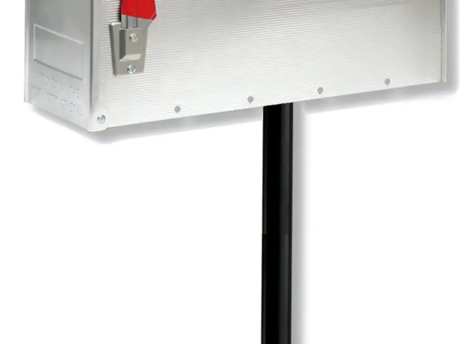 Brievenbussen|Brievenbussen > Vepa Bins Brievenbuspaal voor US-mailbox aluminium zwart