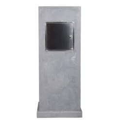 Brievenbussen|Brievenbussen > JéWé Brievenbus staand Arduin bluestone 105 x 40 x 40 cm
