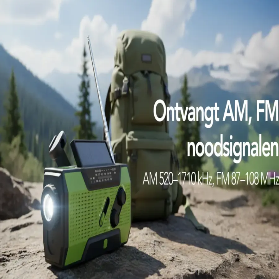 Audio & Video Accessoires > Geen Brixy draagbare noodradio