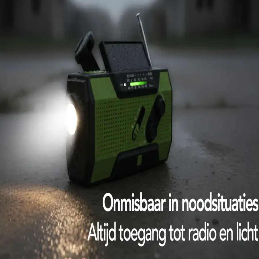Audio & Video Accessoires > Geen Brixy draagbare noodradio