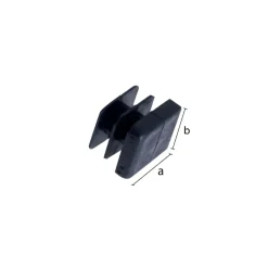 Elektriciteitsbuizen > Geen Buisvoet zwart 24x24 mm