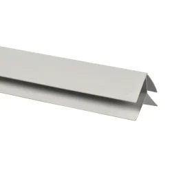 Wandpanelen|Kunststofprofielen > Geen Buitenhoek voor kunststof schroot, lengte 270 cm wit