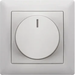 Dimmers|Inbouw Schakelmateriaal > Busch-Jaeger Balance SI Centraalplaat Dimmer Wit