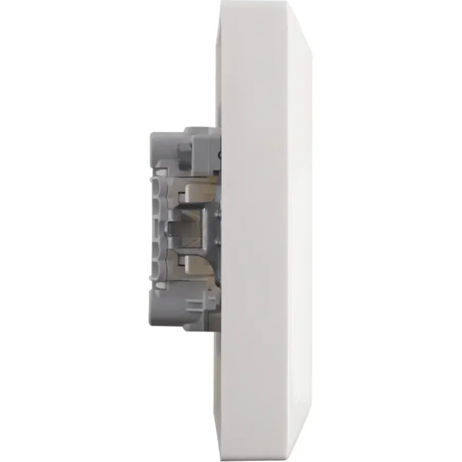 Inbouw Schakelmateriaal|Stopcontacten & Overige Contactdozen > Busch-Jaeger Balance SI Dubbel Geaard Stopcontact Wit