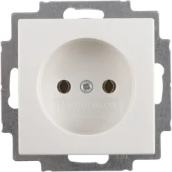 Inbouw Schakelmateriaal|Stopcontacten & Overige Contactdozen > Busch-Jaeger Balance SI Enkel Stopcontact Wit