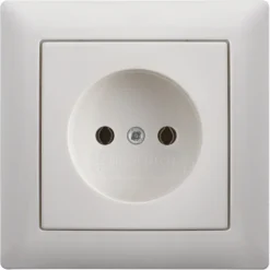 Inbouw Schakelmateriaal|Stopcontacten & Overige Contactdozen > Busch-Jaeger Balance SI Enkel Stopcontact Wit