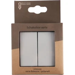 Schakelaars|Stopcontacten & Overige Contactdozen > Busch-Jaeger Balance SI Serieschakelaar Wit