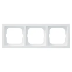 Afdekramen|Inbouw Schakelmateriaal > Busch-Jaeger Future Linear afdekraam 3-voudig wit