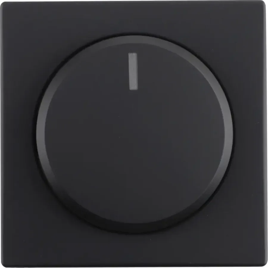 Dimmers|Inbouw Schakelmateriaal > Busch-Jaeger Future Linear centraalplaat dimmer zwart