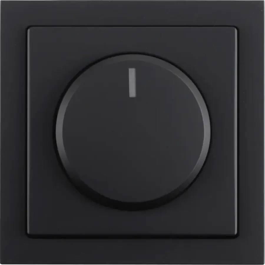 Dimmers|Inbouw Schakelmateriaal > Busch-Jaeger Future Linear centraalplaat dimmer zwart