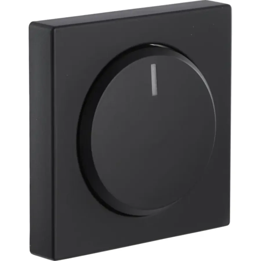 Dimmers|Inbouw Schakelmateriaal > Busch-Jaeger Future Linear centraalplaat dimmer zwart
