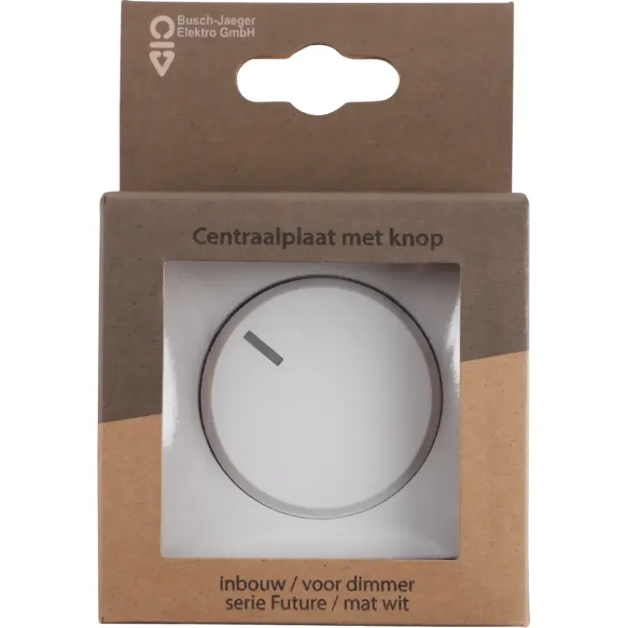 Dimmers|Inbouw Schakelmateriaal > Busch-Jaeger Future Linear Centraalplaat Dimmer Mat Wit