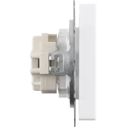 Inbouw Schakelmateriaal|Stopcontacten & Overige Contactdozen > Busch-Jaeger Future Linear Enkel Stopcontact Wit